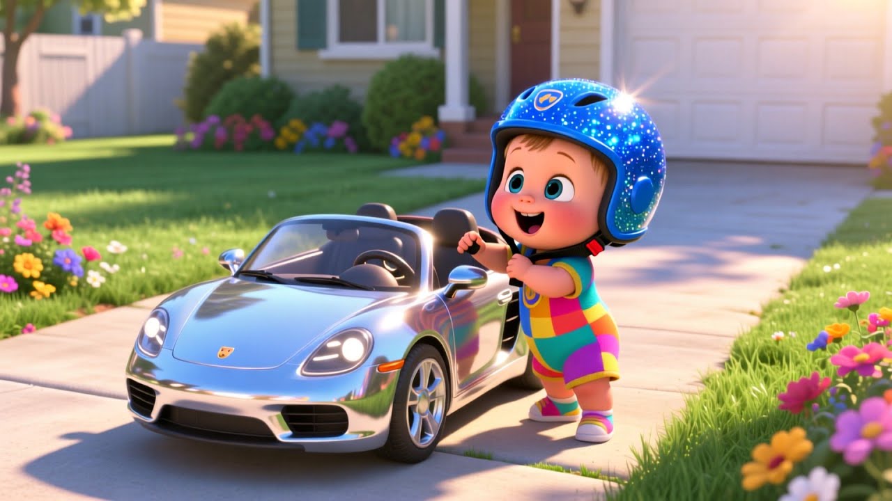 Wroom Wroom Car Ride 🚗💨 Fun Vehicle Song for Kids | Learn Cars & Sounds