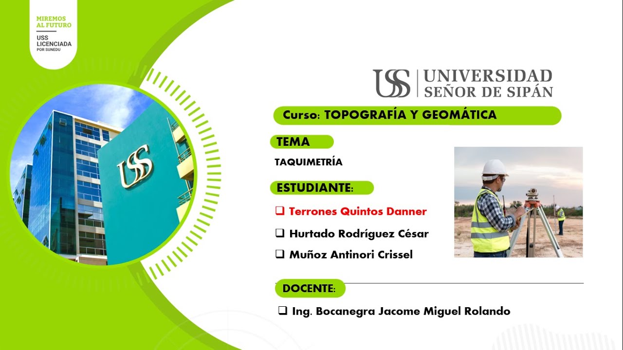 TAQUIMETR&Iacute;A - TOPOGRAF&Iacute;A Y GEOM&Aacute;TICA