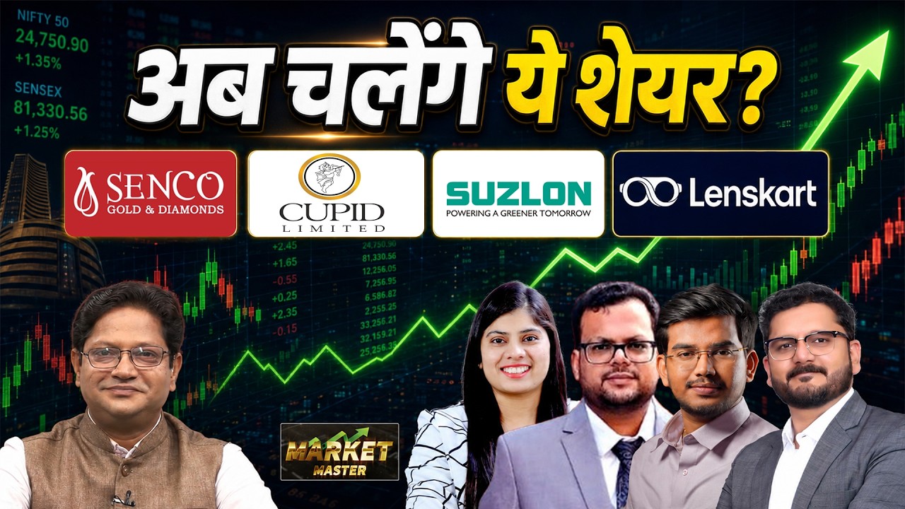 Suzlon, Cupid, Lenskart, Senco Gold, Kalyan Jewe., PPL Pharma, Eternal, Swiggy Share में क्या करें?