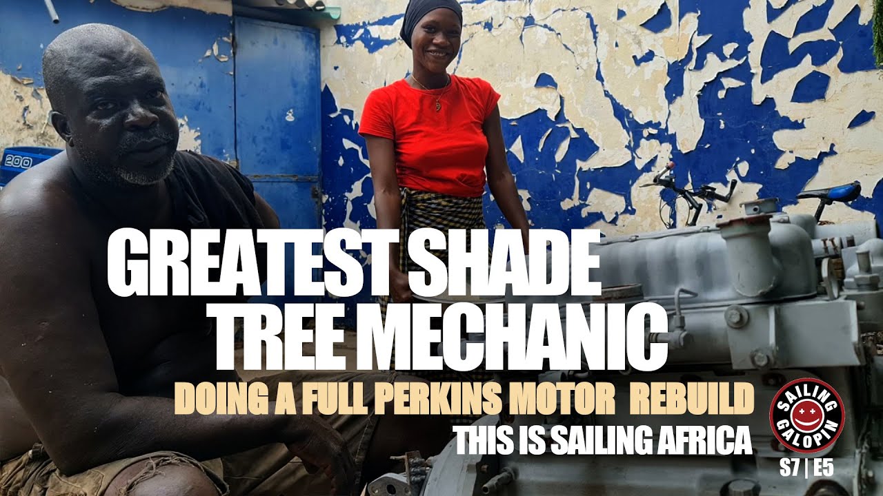 Greatest Shade Tree Mechanic I Know Rebuilding My Diesel Engine | This Is Sailing Africa | S7 Epsd 5