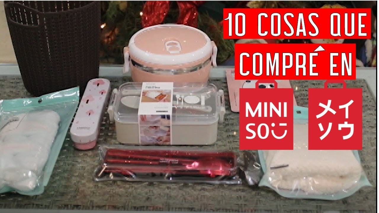 LAS 10 COSAS QUE COMPRÉ EN MINISO
