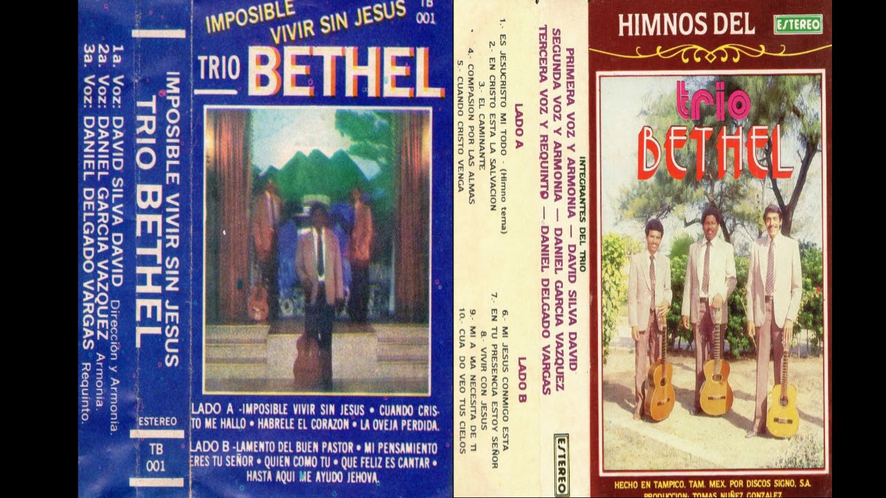 Trio Bethel vol  1 y 2 Tampico Tamaulipas