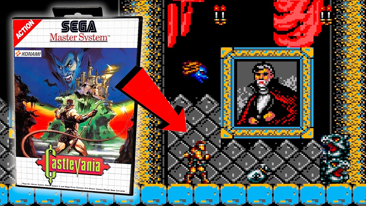 Saiu CASTLEVANIA para Master System em 2026 e Ficou INCRÍVEL