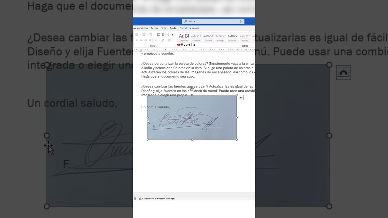 Agregar una firma en Word #words #tutorial #office