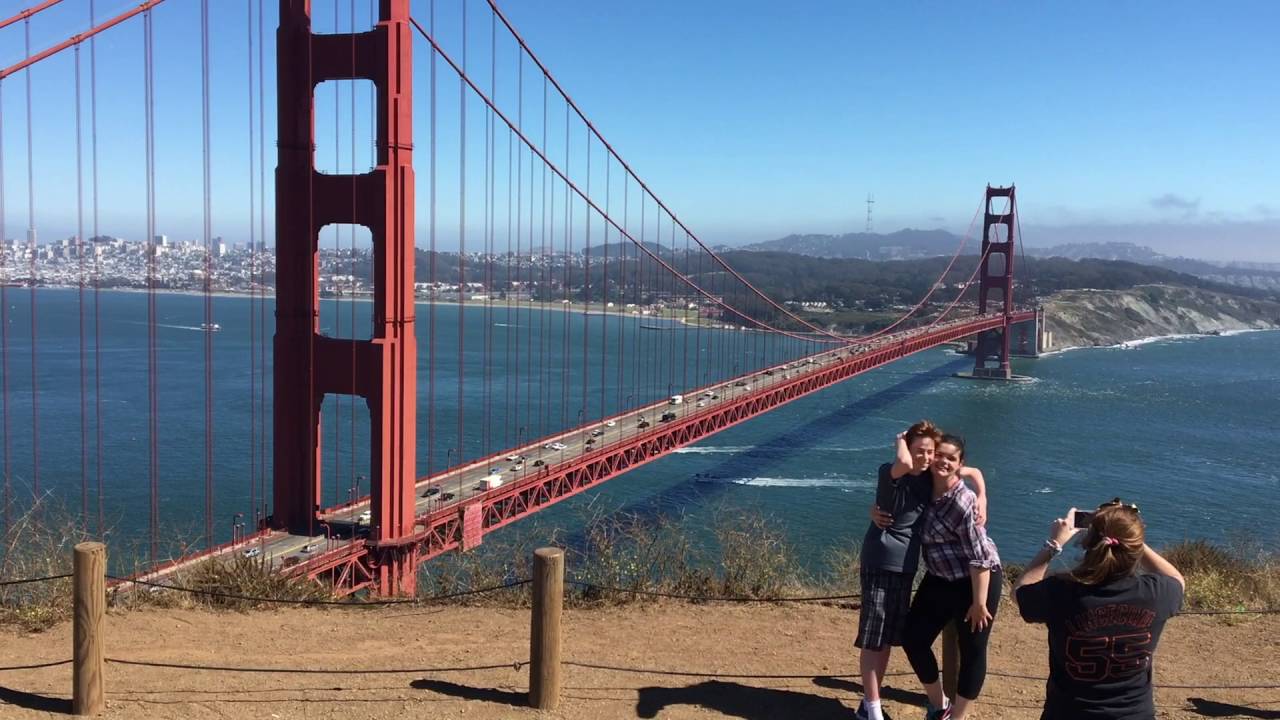 Marin Headlands with great view of San Francisco and Golden Gate Bridge