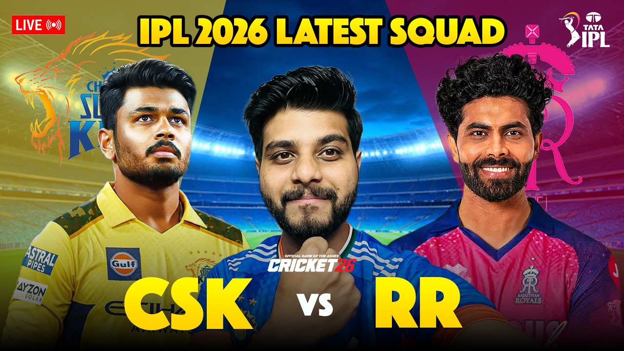 LIVE 🔴 CSK vs RR LIVE 🔥 IPL 2026 | 200+ Score Challenge? | Cricket 26