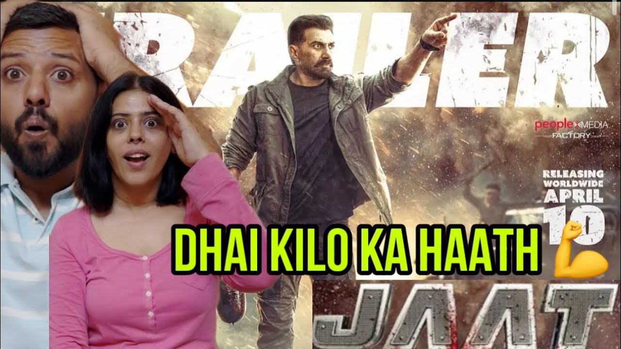 JAAT Trailer Reaction | Sunny Deol | Randeep Hooda | Viineet Kumar Siingh | Gopichandh M | Thaman S