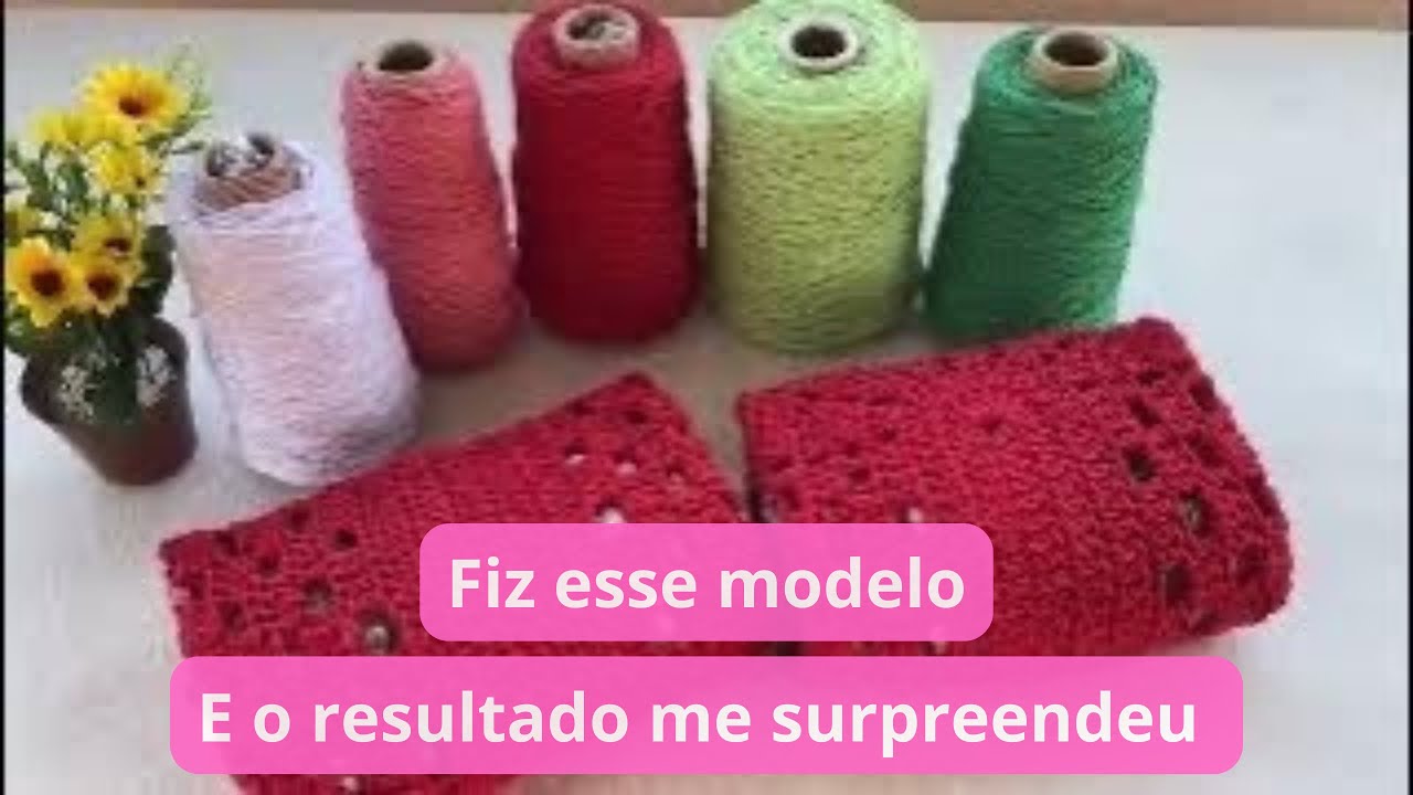 🎯VEM CONFERIR ESSA COMBINAÇÃO DE CORES/ FICOU PERFEITA #artesanato #croche 