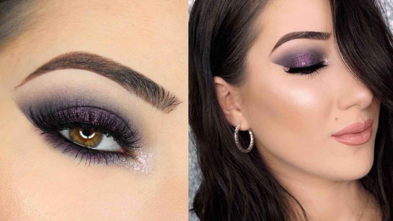 Burgundy Smokey Cat Eye Makeup Tutorial