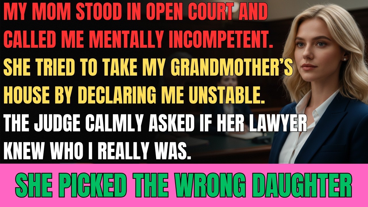 My Mom Called Me Mentally Unfit in Court — Then the Judge Asked What I Do for a Living