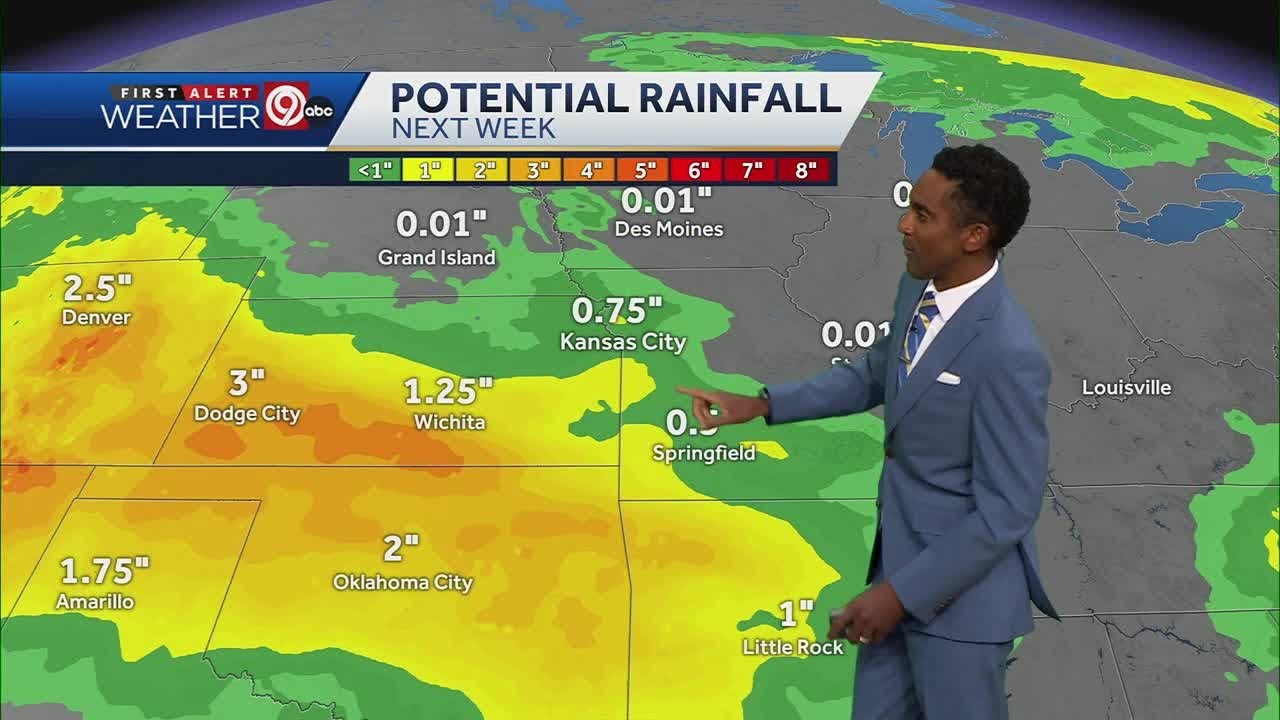 Kansas City weather: Cooler weekend ahead with a chance for some rain, storms