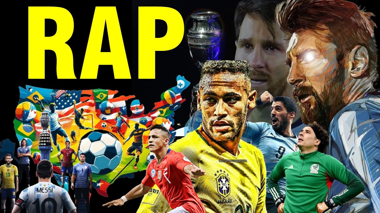 🇧🇷🇦🇷🇺🇾 RAP de LA COPA AMÉRICA 🇨🇴🇨🇱🇲🇽 | Homenaje al FÚTBOL Latino | Canción NO OFICIAL del 2024
