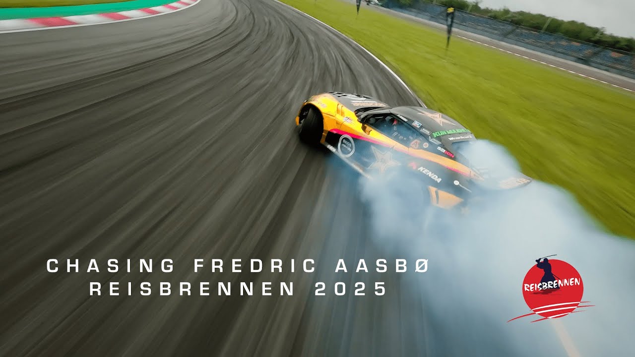 Insane FPV Drift Chase with Fredric Aasb&oslash; at Reisbrennen 2025 (Formula Drift Champion)