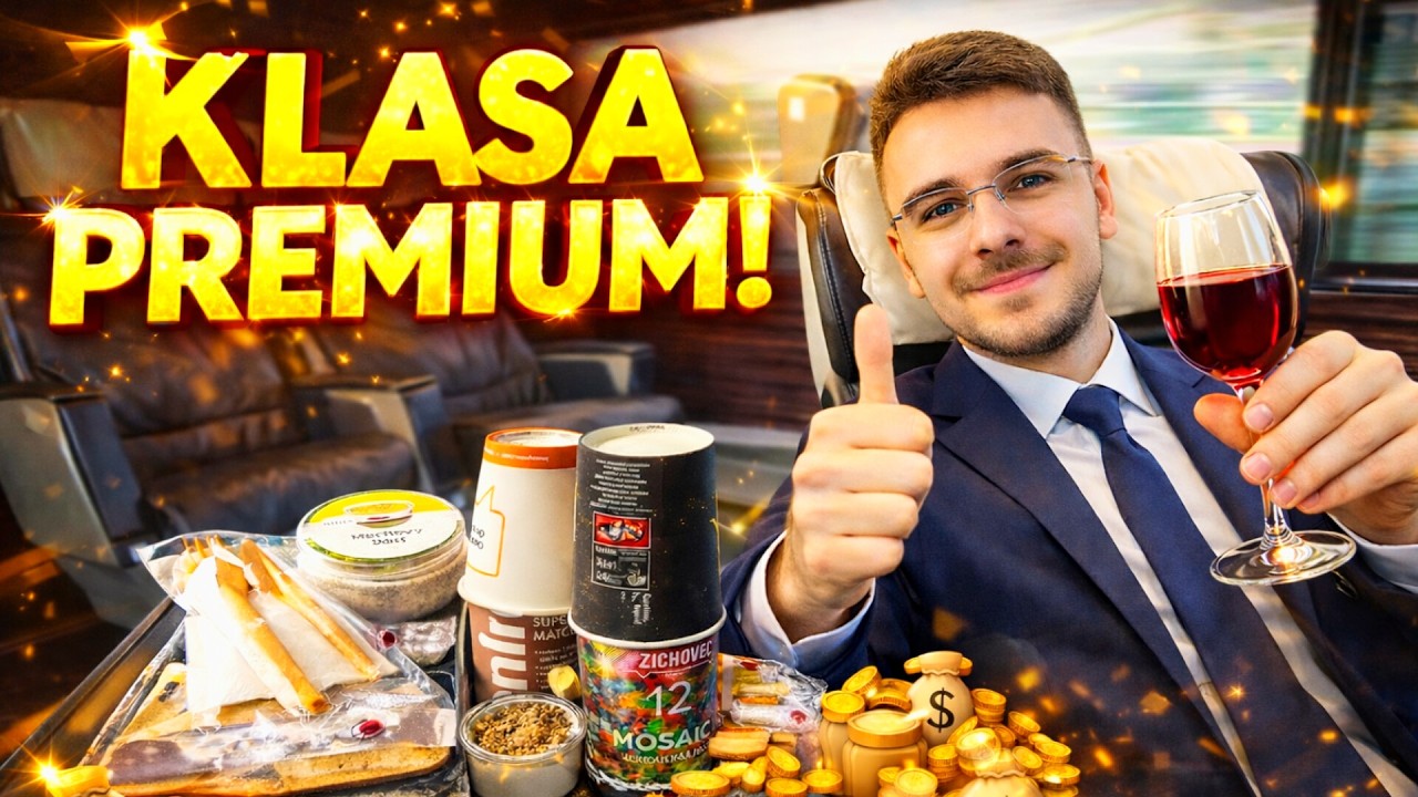 KLASA PREMIUM W POCIĄGU ZA 54 ZŁ - DARMOWE JEDZENIE, NAPOJE i NAJLEPSZY FOTEL w KRAJU *LEO EXPRESS*