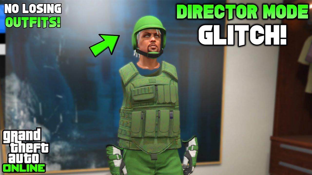 NEW Easy Way To Get a Green Colored Bulletproof Helmet In GTA 5 Online Using Director Mode Glitch!