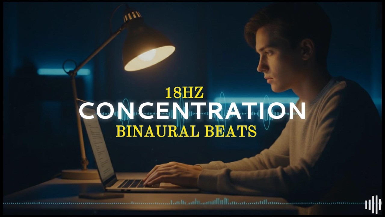 CONCENTRATION: 18HZ BINAURAL BEATS
