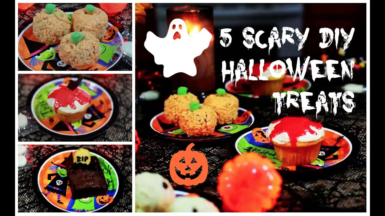 5 DIY HALLOWEEN TREATS SUPER FAST AND EASY!