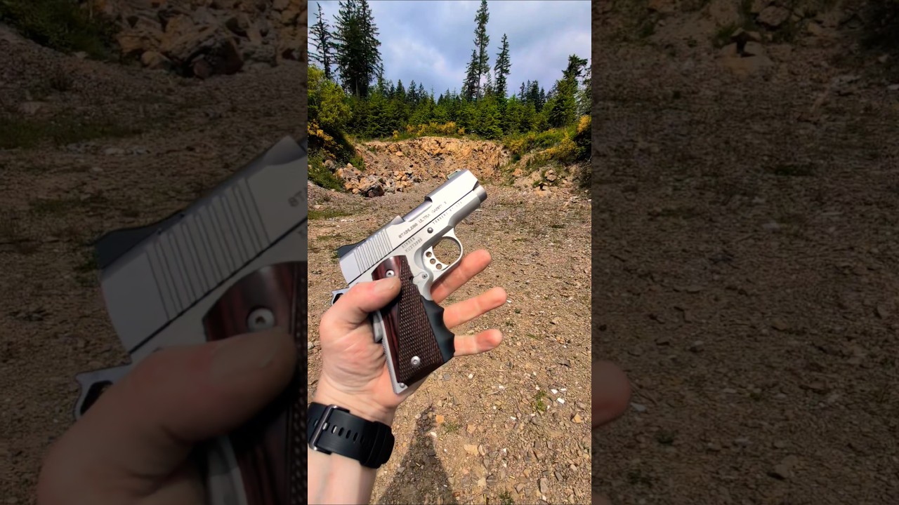 Kimber Ultra Carry 2 1911 1st person POV one hand