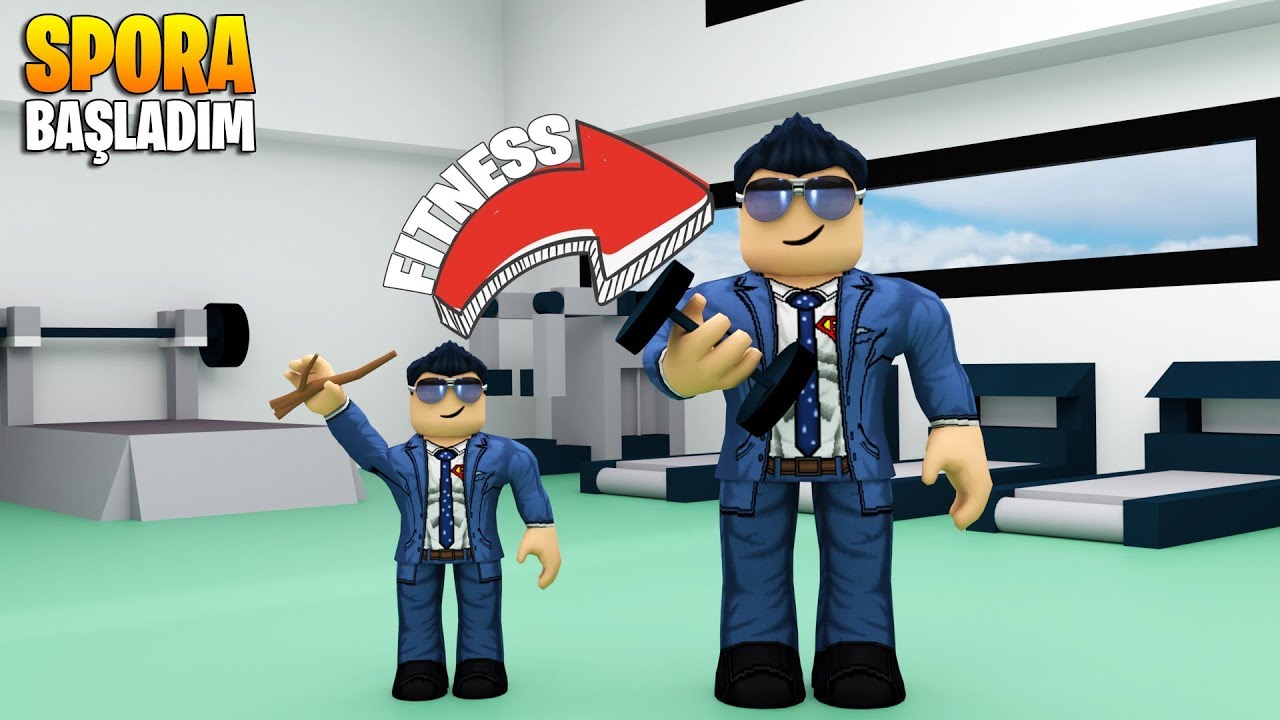 💪 Fit Olalım Derken Dev Olduk! 💪 | Fitness Simulator | Roblox Türkçe
