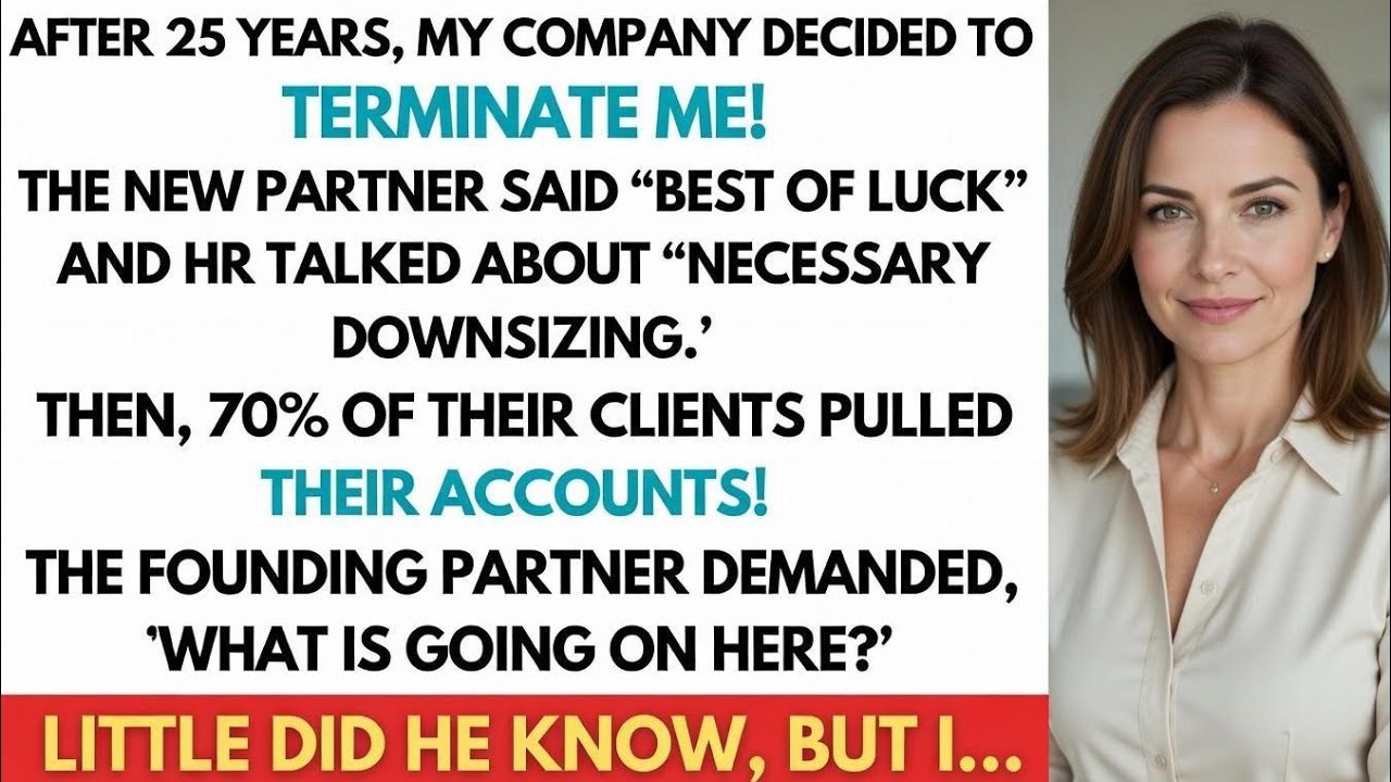 Boss Fired Me After 25 Years, Then 70% Of His Clients Closed Their Accounts. Little Did He Know...