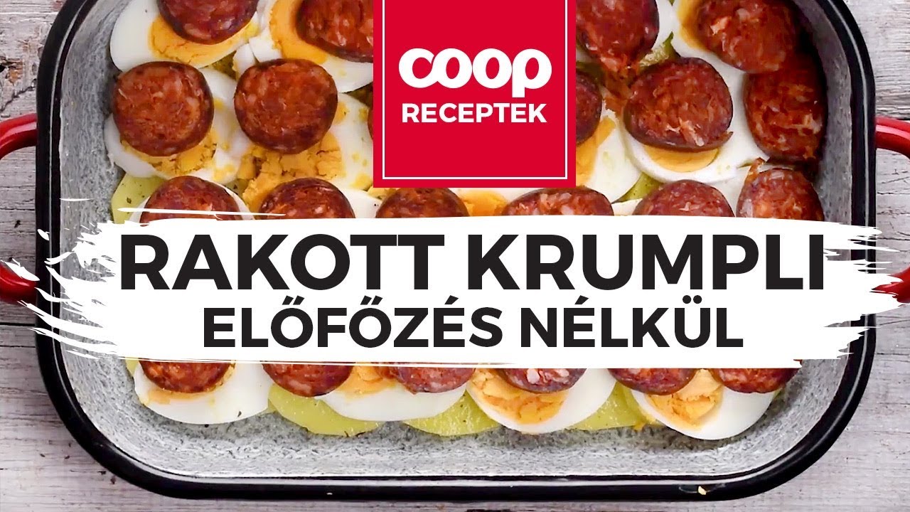 Rakott krumpli előfőzés nélkül - recept