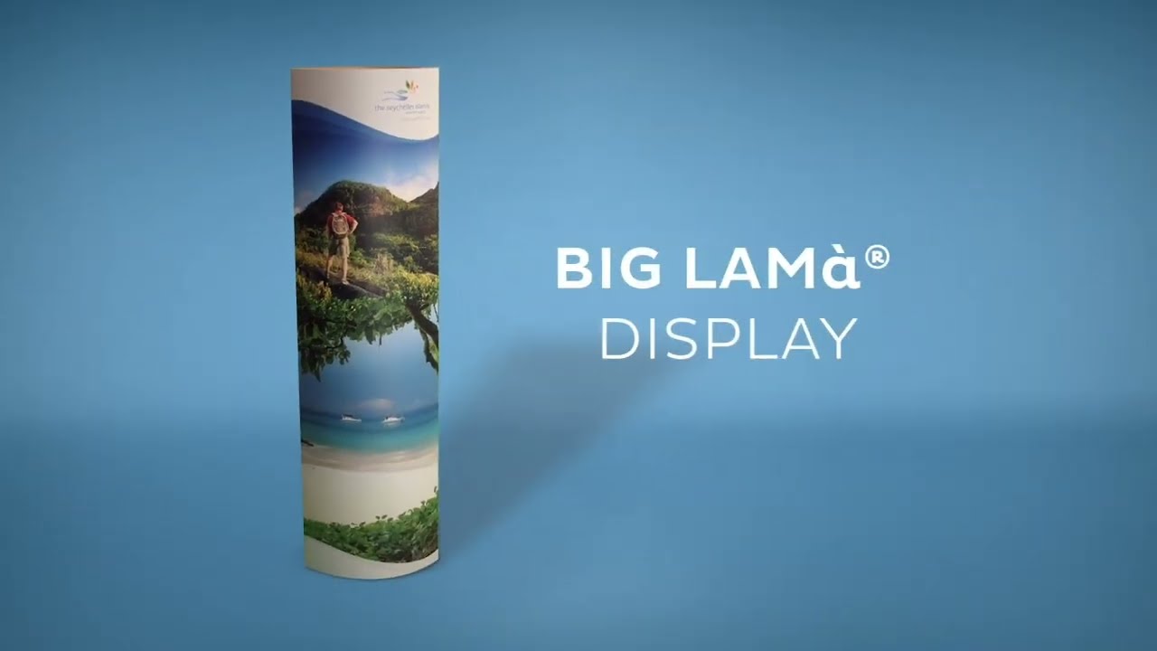 Automatic Point Of Sale Display: Quad POS Big LAM&agrave;&reg; Display