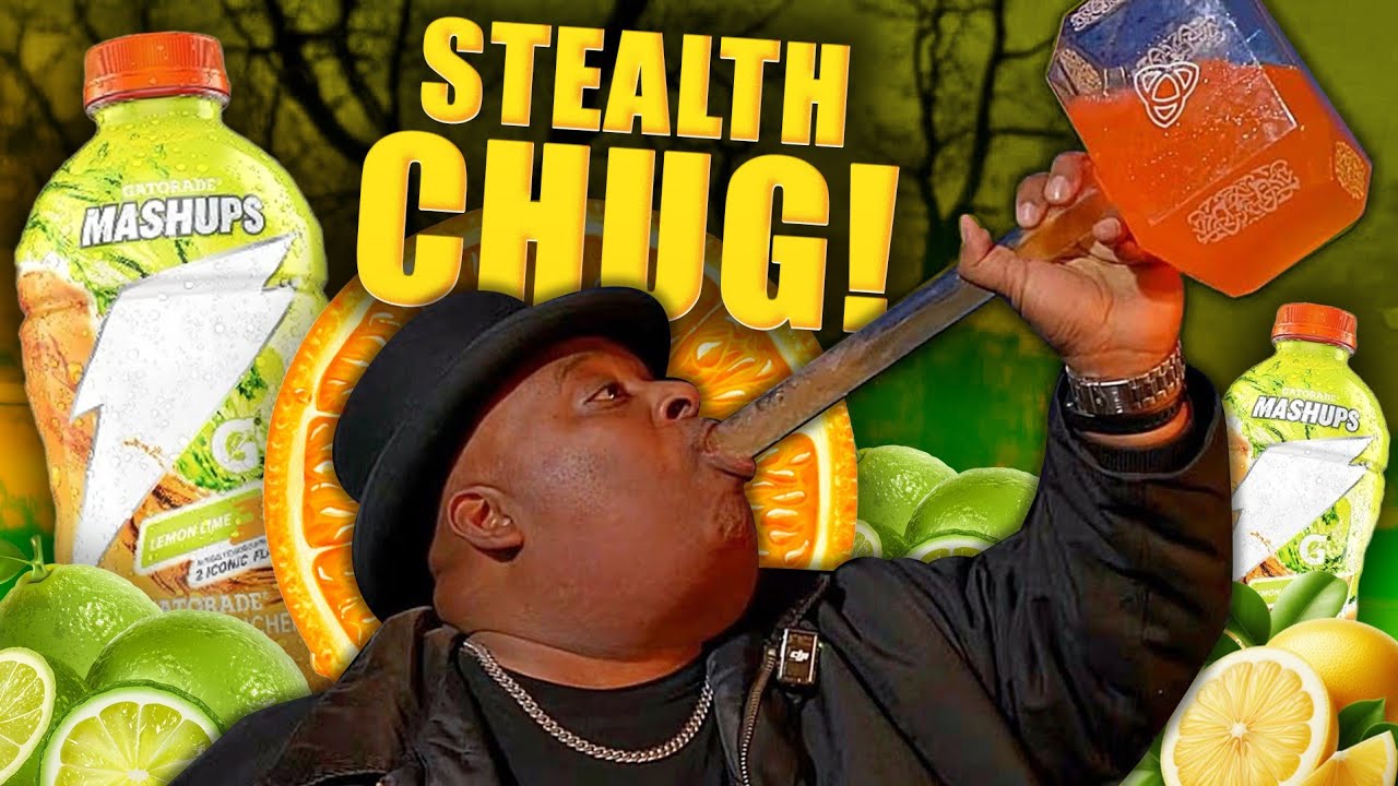 NEW Gatorade Mashups Lemon-Lime Orange Stealth Chug