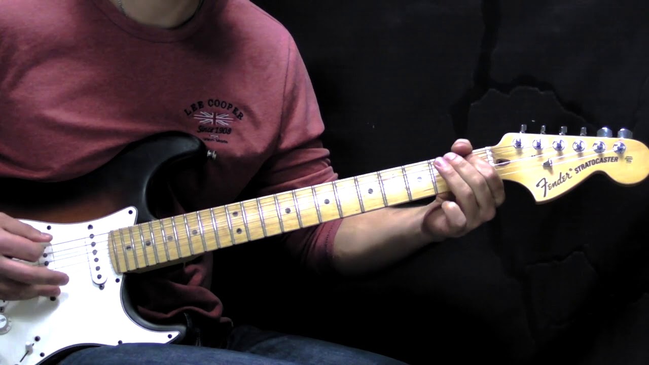 Stevie Ray Vaughan - Pride and Joy - Blues Guitar Cover