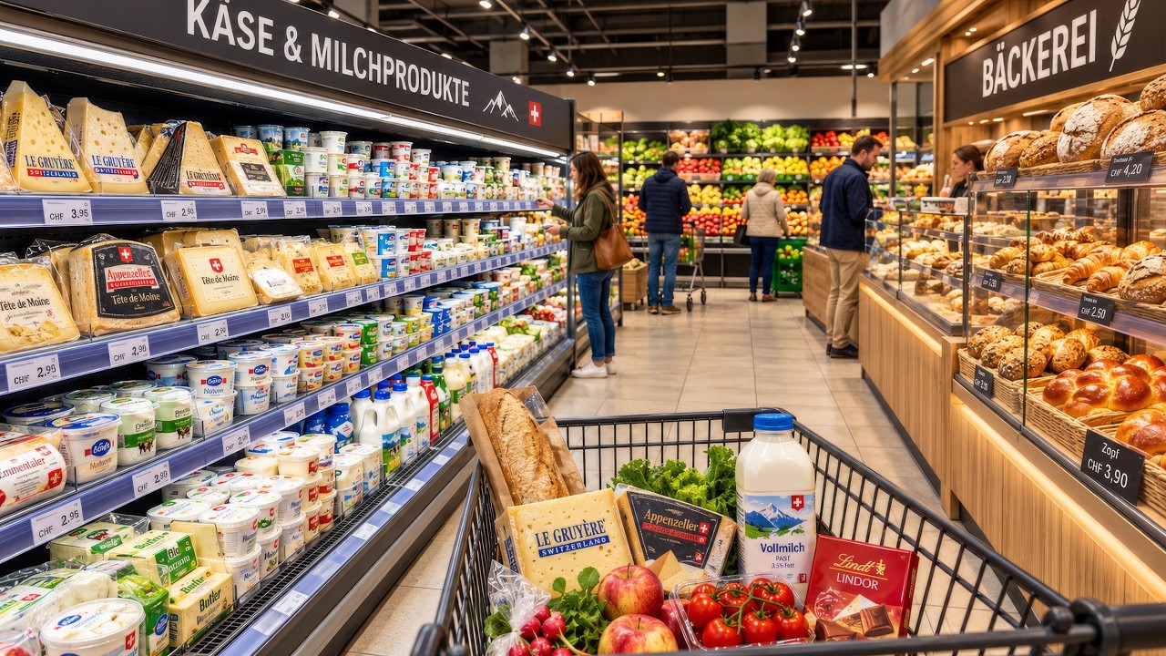 Насколько дороги продукты в Швейцарии? 🇨🇭 | Цены в швейцарских супермаркетах 2026