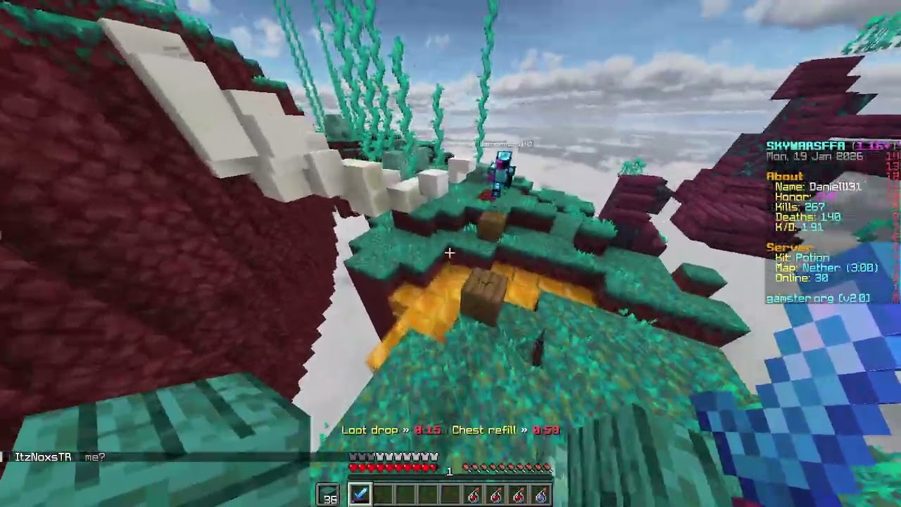 Playing as alt in FFA.........sry if i have kill anyone