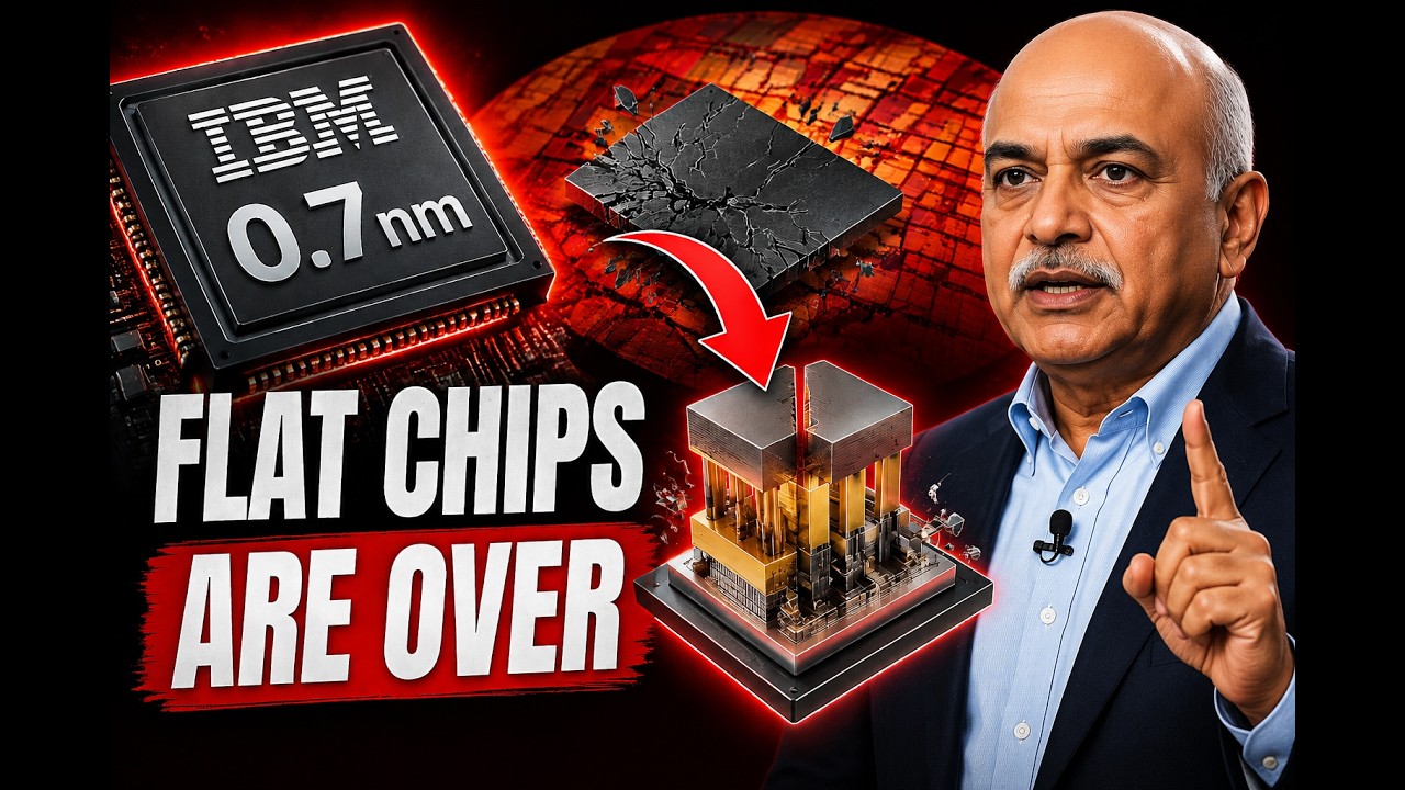 The End of Flat Chips: How IBM's 0.7nm Changes Everything