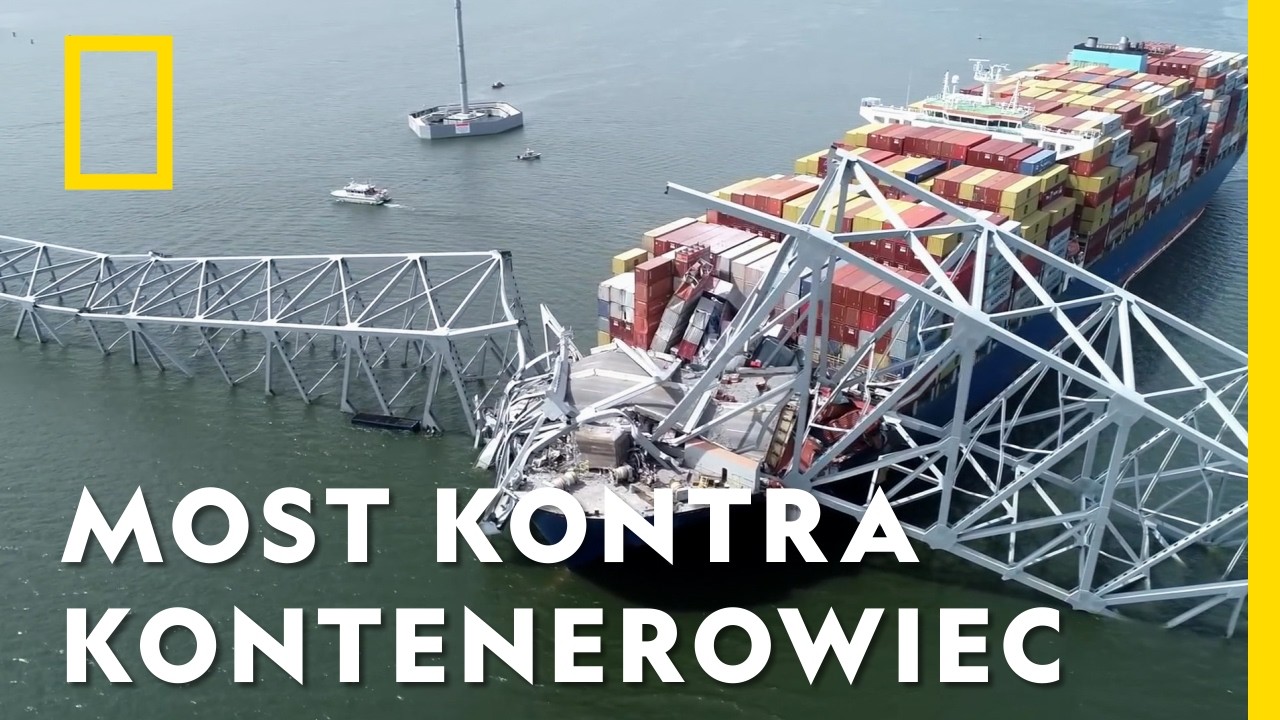Ogromny kontenerowiec staranował jeden z najdłuższych most&oacute;w świata | Uwaga, katastrofa!