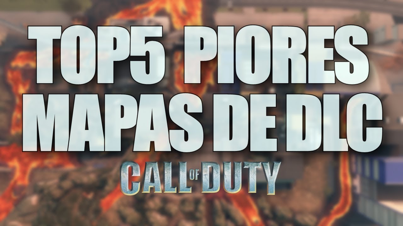 TOP 5 PIORES MAPAS DE DLC DA HISTÓRIA DO COD (Multiplayer)