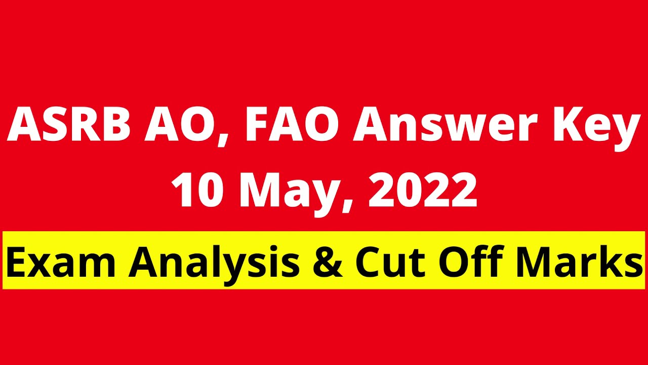 Анализ экзамена ASRB AO/FAO, проходные баллы и ответы 10 мая 2022 г.
