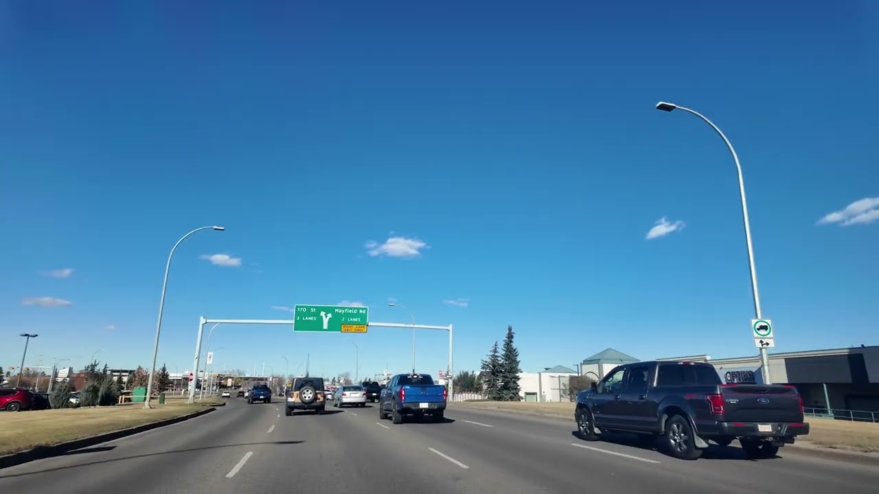 Driving in Edmonton – Alberta Canada 4K | City Streets & Scenic Drive