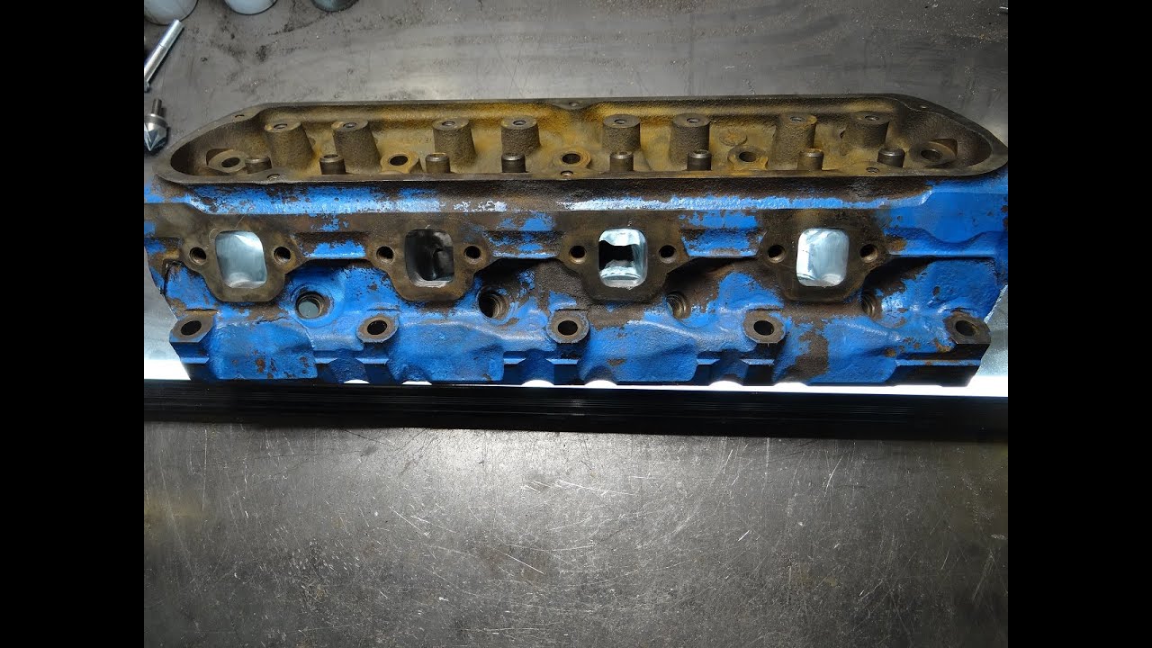 Проект бюджетного двигателя Ford 302 (Часть 11) Доработка выпускных каналов и испытания пропускно...