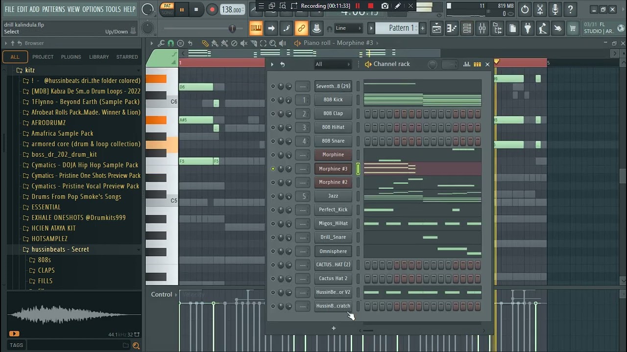 How to make a Drill Rhumba Afrobeat Reggae Kalindula beat from scratch 🔥