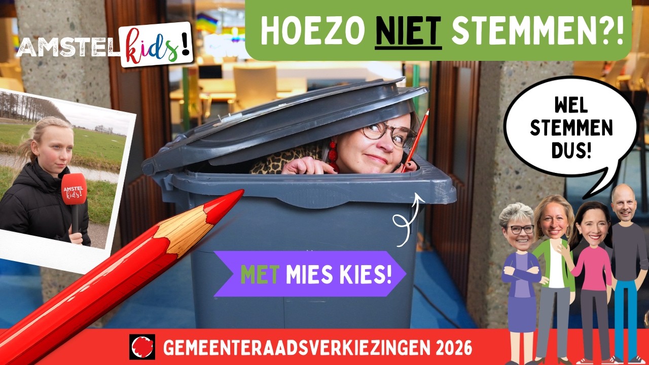 Amstelkids Verkiezingsjournaal - Hoezo NIET stemmen?!
