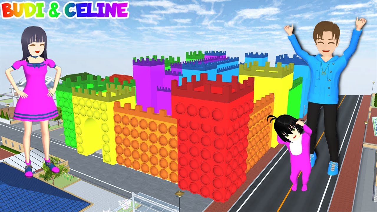 Full Movie - Rumah Yuta Mio Jadi Benteng Istana Pop It Warna Warni| Yuta Panik Baby Budi Jadi Zombie