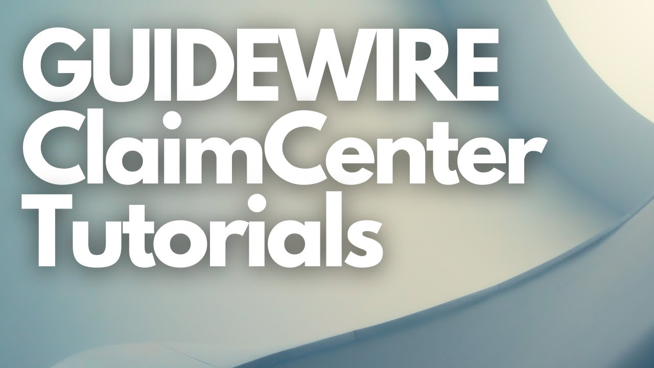 Guidewire ClaimCenter Training | Guidewire ClaimCenter Configuration | Guidewire ClaimCenter