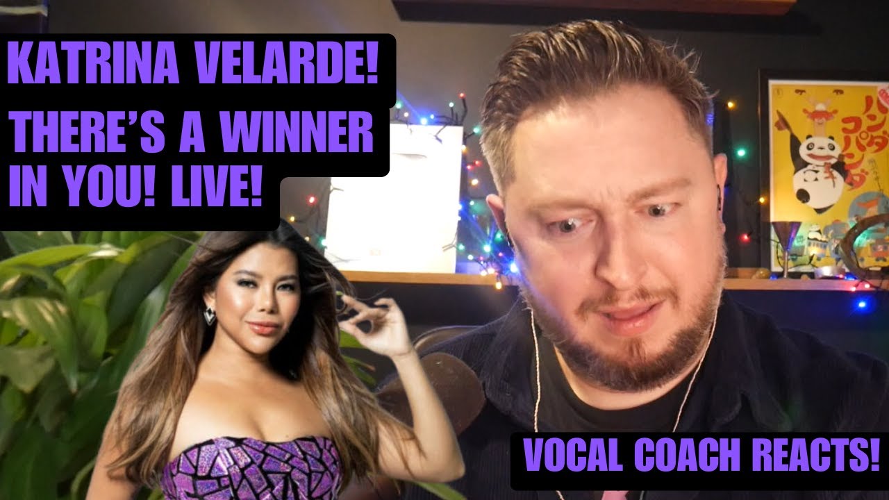 Vocal Coach Reacts! Katrina Velarde! There's A Winner In You! Live!