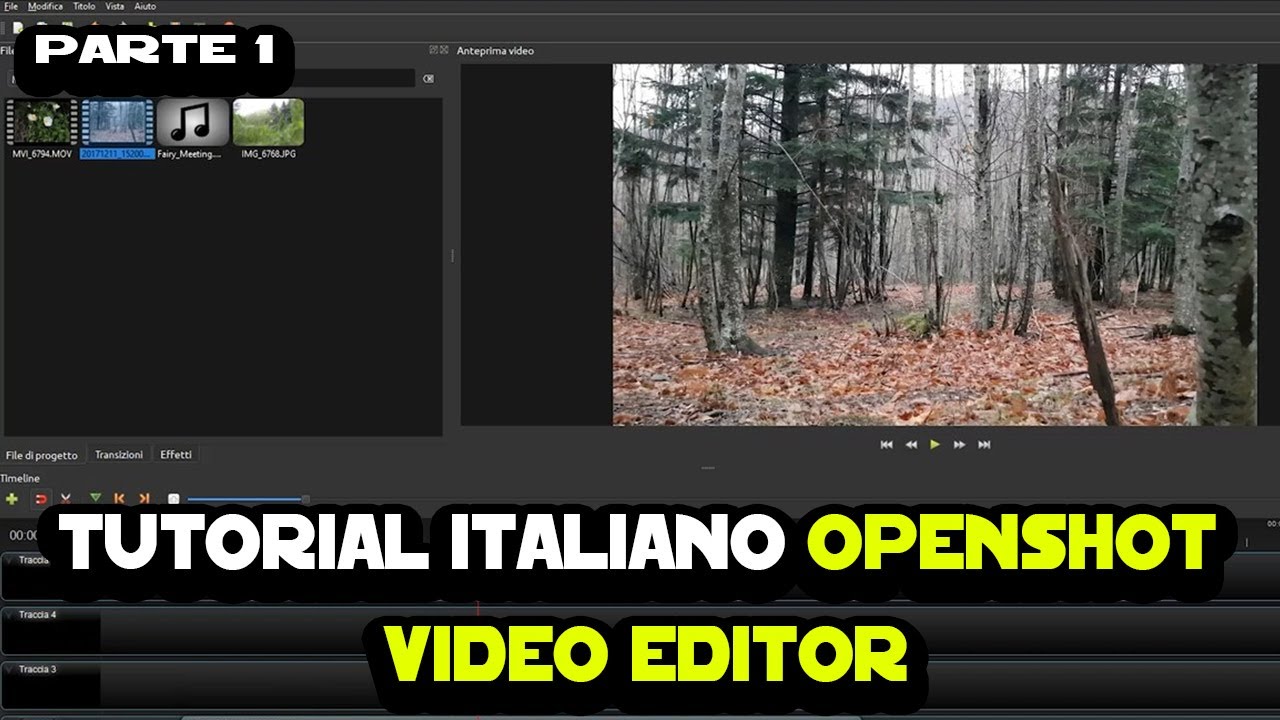 OpenShot Video Editor Tutorial - Part 1 - Interface and Timeline
