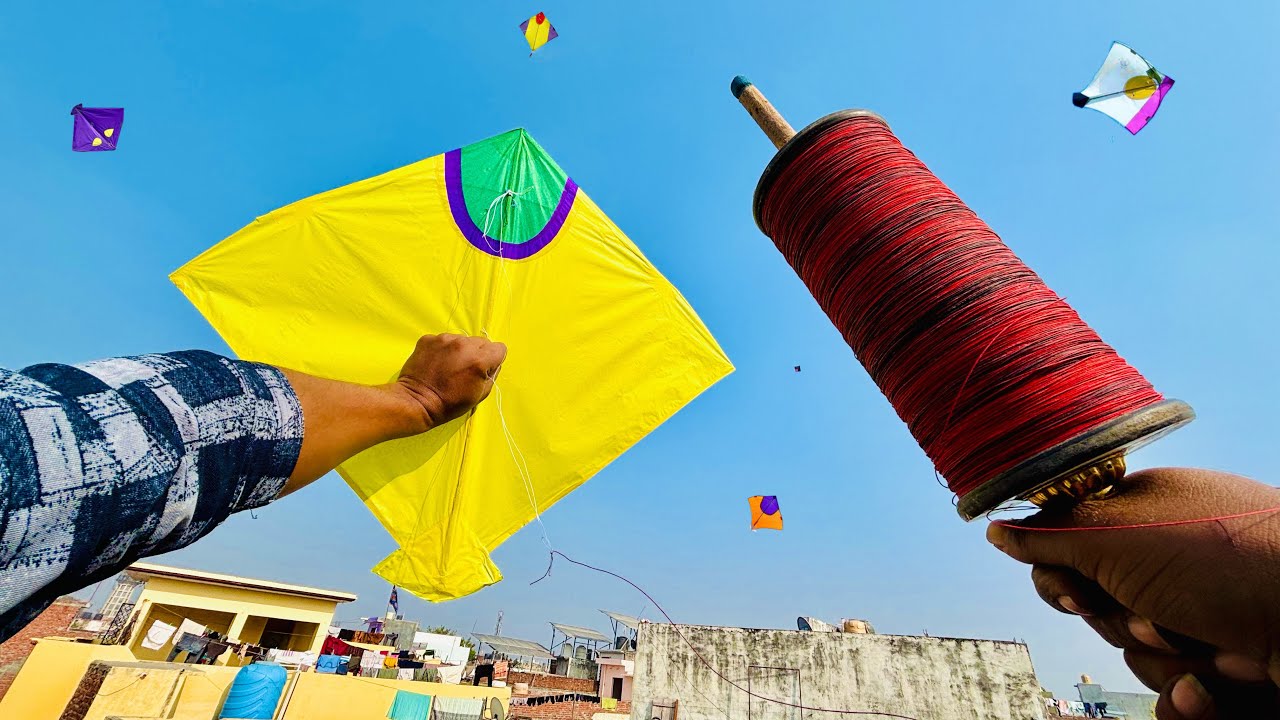 Bad Kite Fighting Day | Testing 123 Vs 8400 Manjha + Kite Cutting | Kite Flying