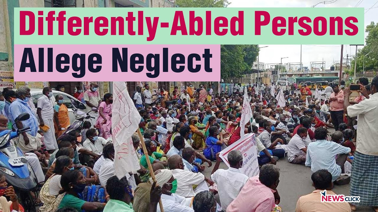 TN Differently-abled Persons Fight for Their Rights