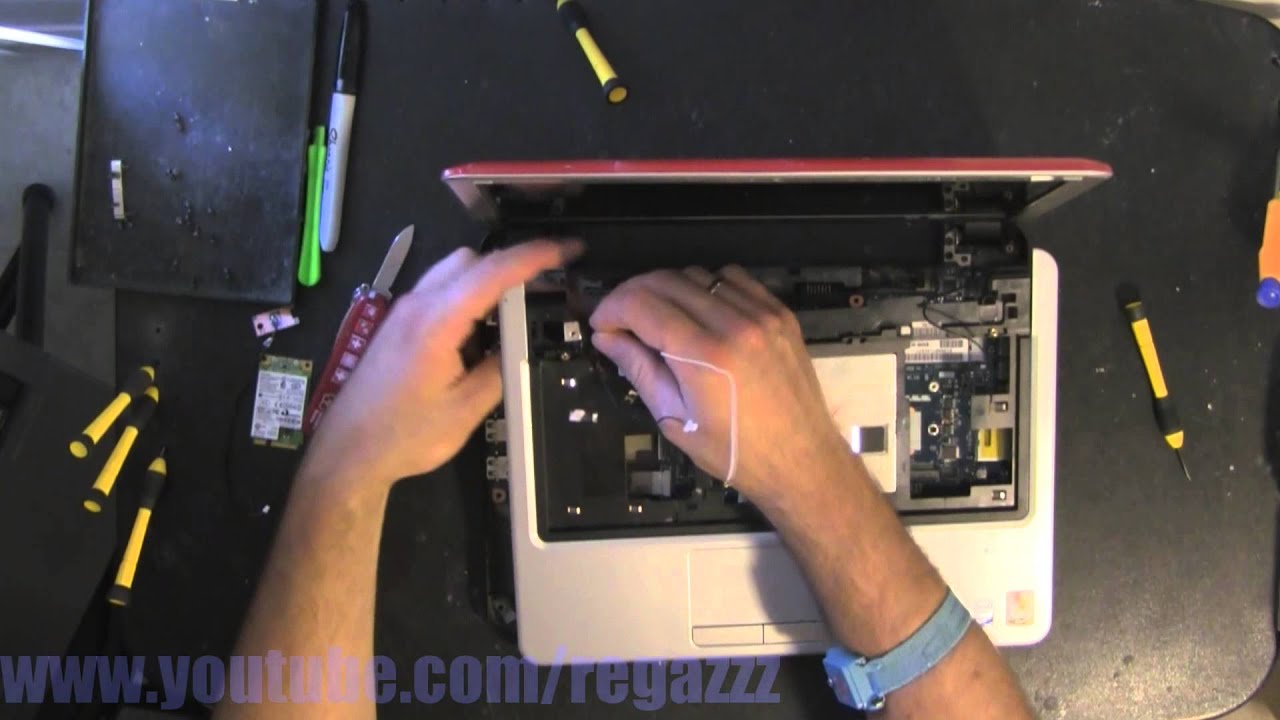 DELL MINI 1210 take apart video, disassemble, how to open disassembly