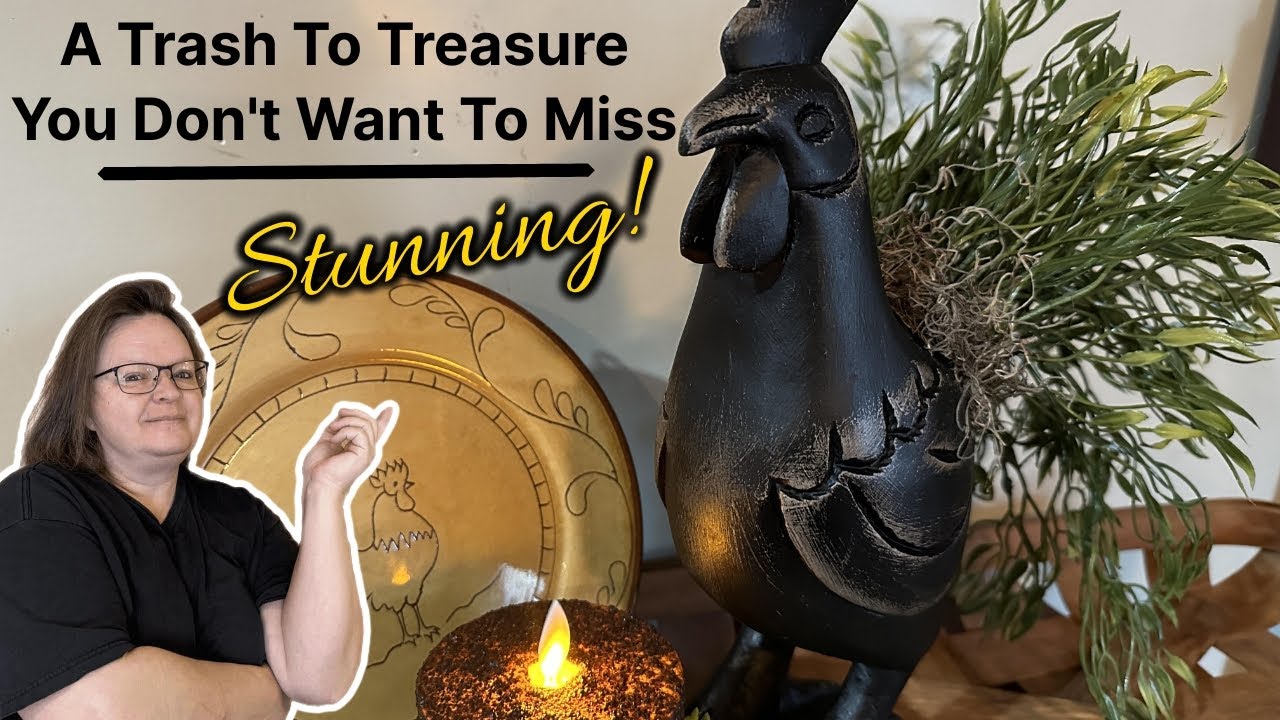 Easy Trash to Treasure & Thrifted DIY Transformations - One-of-a-Kind Upcycle