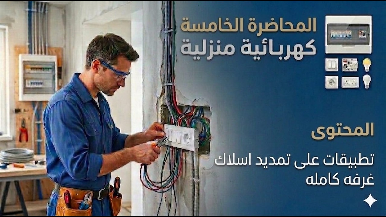 المحاضره الخامسه (التوصيلات المنزليه)