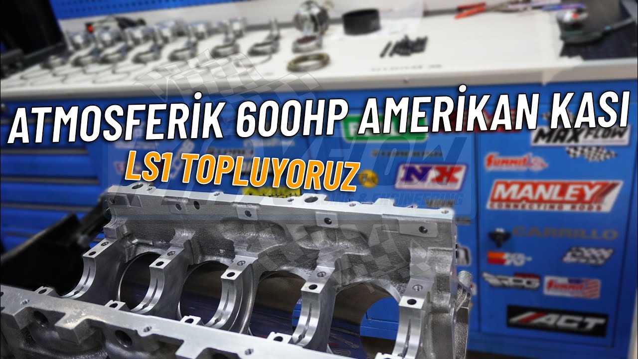 600HP Atmosferik LS1 Topluyoruz #1 - Manley 6.3 Stroker Kit - MaxFlow Racing&Engineering