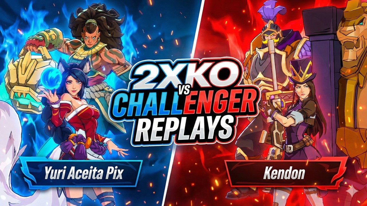 Yuri Aceita Pix vs Kendon – [Rank #7] Ahri Illaoi VS Caitlyn Braum [Grand Master] | 2XKO