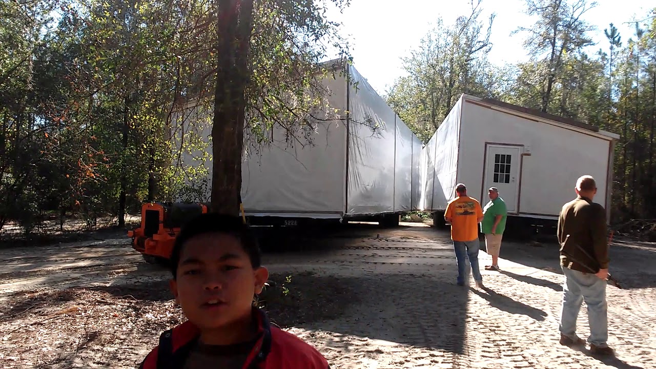 DOUBLE WIDE MANUFACTURED HOME DELIVERY PART2